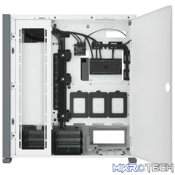Corsair iCUE 7000X White RGB Tempered Glass Full-Tower ATX PC Case - Image 8